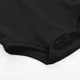 thumbnail image 4 of JDQJBZ Baby Boy Girl Bodysuit Long Sleeve Short Leg Romper Solid Color Cotton Newborn, 4 of 5