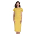 thumbnail image 4 of Weiqiqre Robe d'Été de Maternité pour Femmes, Mode pour Dames Robe à Manches Courtes d'Allaitement à Imprimé Uni pour Femme Enceinte, 4 of 7