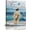 Ocean Jesus, variant on Visual Art Decor Coastal Wall Art Beach Landscape Painting Turquoise Bathroom Decor Picture Framed 12inx12inx3Pieces (Turquoise)