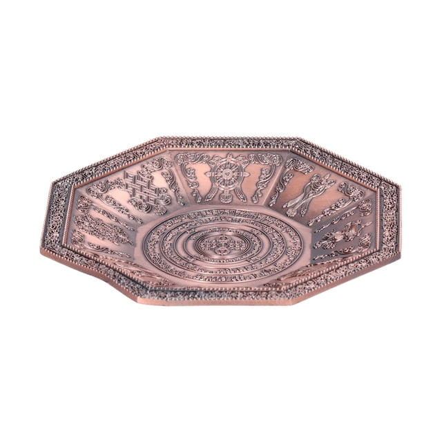 Accessoire de Temple, Plat Sacrificiel Durable pour Famille pour Maison Rouge