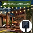 thumbnail image 4 of Outdoor String Lights, Bulbs Waterproof Patio Lights String Outdoor, Warm White Led Edison Globe String lights, 4 of 5