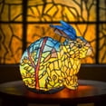 thumbnail image 1 of TopLLC Décorations de Bureau Rétro en Résine 3D en Forme de Lapin avec Lampe LED Design Coloré pour Table, Animaux Mignons de Noël Night Lights, 5.9 Pouces, 1 of 9