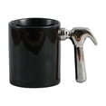 thumbnail image 1 of SIYTUAU Electroplated Silver Handle Ceramic Coffee Mug For Home Office Kitchen Gift Giving And Everyday Use Silver, 1 of 3