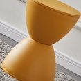 thumbnail image 4 of ORUYROP Footstool, Thickened Plastic Shoe Changing Stool, Round Footstool, Living Room Footstool, Low Coffee Table Footstool Living Room Bedroom Shoe Changing Stool Modern Home(Ginger), 4 of 7