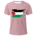 thumbnail image 3 of T-Shirts à Col Rond pour Hommes Séchage Rapide Imprimé Polyester, Coupe 3D Col Rond Haut Athlétique pour Gym, Course, Cyclisme & Décontracté, 3 of 5
