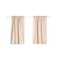 thumbnail image 2 of Riforla Curtain Pure Pigment Color Rod Curtain Border Curtain Short Curtain Small Curtain Curtain Beige A, 2 of 8