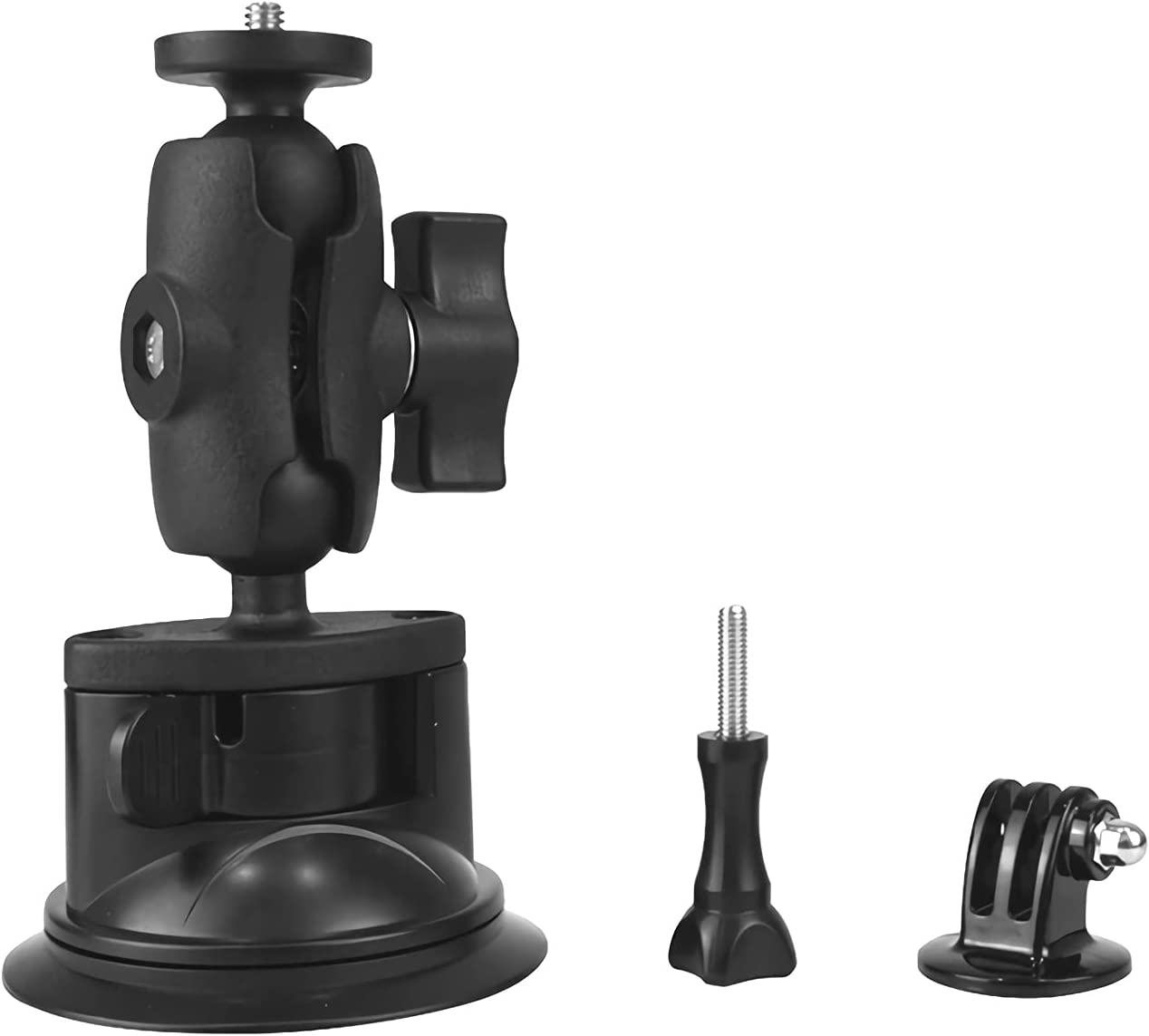 Car Windshield Suction Cup Mount for Insta360 ONE X3, X2, X, R, RS, GO 2, GoPro Hero Max Fusin 10 9 Accessories and DJI