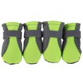 thumbnail image 1 of 4Pcs Pet Dog Shoes Non-slip Soft Sole Breathable Mesh Adjustable Straps Boots, 1 of 8