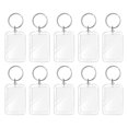 thumbnail image 1 of CIMAXIC 10 Pcs Cadre Photo Insert Vierge Anneau Fendu Porte-Clés Anneau Fonctionnel Cadre Photo,1.97"X1.3"X0.2", 1 of 4