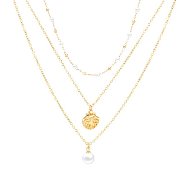 Collier à Pampilles Perles Mode pour Dames Ornement Cadeau