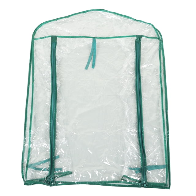 Housse de Remplacement pour Serre PVC Transparent 69x49x92cm Mini Housse pour Plantes à 2 Niveaux
