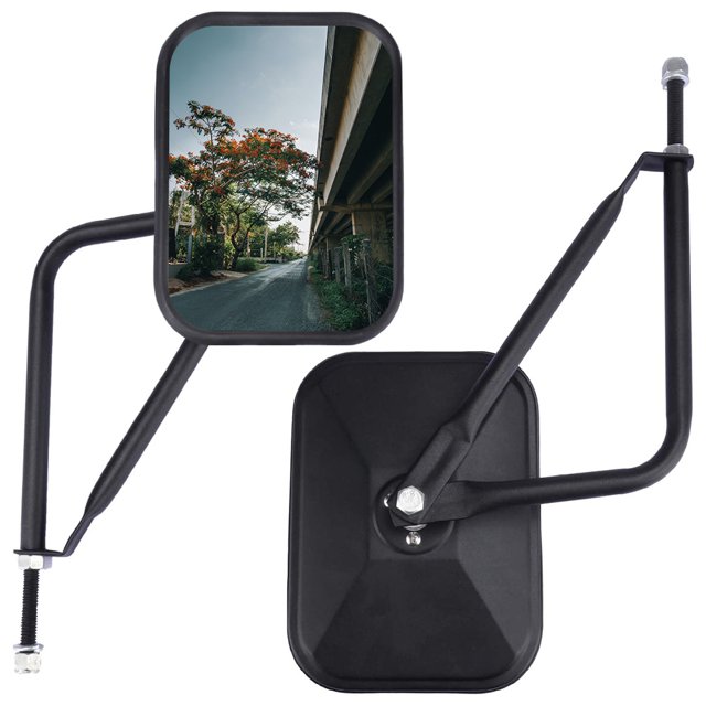 Rear View Mirror, 2Pcs 7.7inch Car Rearview Mirrors Fits for CJ YJ TJ JK JL Door Hinge Mirrors