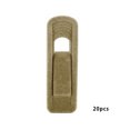 thumbnail image 3 of stanreset 20Pcs Espace Économie Anti-Dérapant Crochet Crochet Vêtements Clip Floqué Séchage Manteau Pantalon Racks Garde-Robe Support de Stockage, 3 of 5
