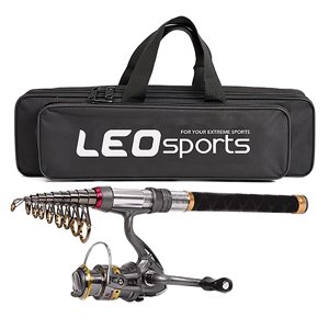 Fishing Rod Reel Combo Carbon Telescopic Fishing Pole Spinning Reels with Fishing Carrier Bag for Travel Fishing,1 * Telescopic Fishing Rod 1 * Spinning Fishing Reel 1 * Fishing Bag Case