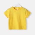 thumbnail image 1 of Rbaofujie T-Shirt à Manches Courtes pour Enfants T-Shirt Doux Col Rond en Coton pour Garçons et Filles, 1 of 2