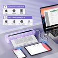 thumbnail image 4 of Phomemo M832 Portable Printers Wireless for Travel, Bluetooth Thermal Printer, Inkless Mobile Printer Support 8.5'' x 11'' & A4 Thermal Paper, Compatible with iPhone Android Laptop for Office Car Home, 4 of 9