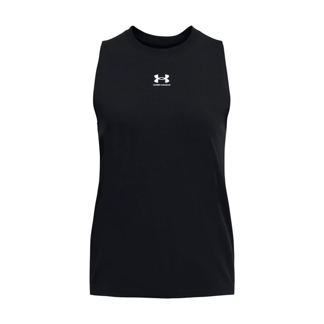Under Armour Débardeur de Musculation pour Femmes Campus Noir/blanc