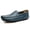Blue, variant on Big Size Men's Casual Loafers Slip On Leather Shoes Comfortable Lightweight Driving Shoes Male Moccasins Classic Penny Loafer Flats Boat Shoes Outdoor Walking Shoes