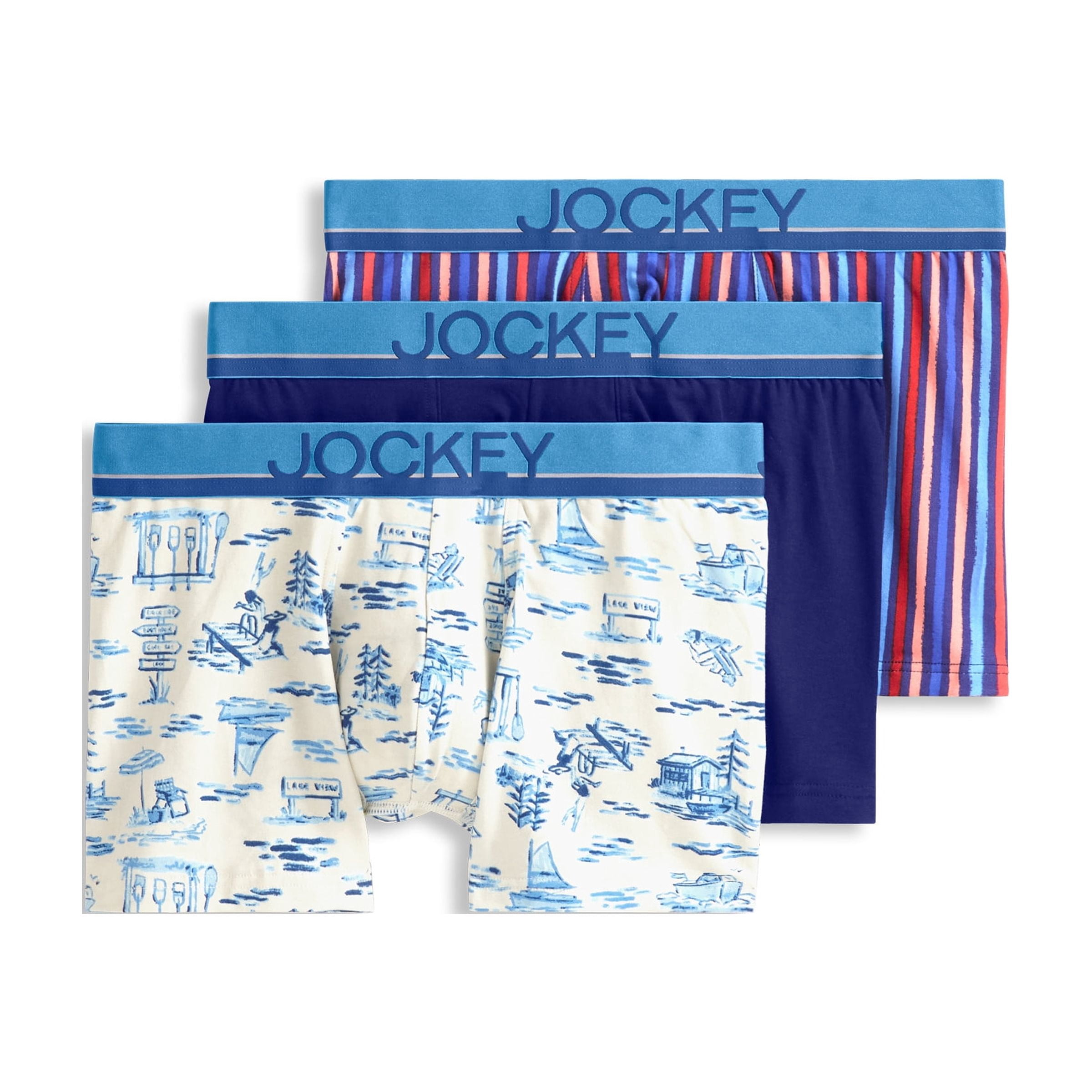 Jockey Boxeur-Brief True Style pour Hommes 4 Po - Lot de 3