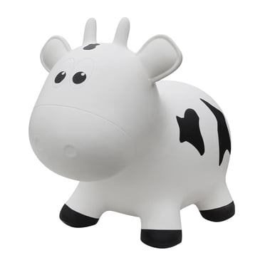 Farm Hoppers Transats pour Animaux Vache, Blanc