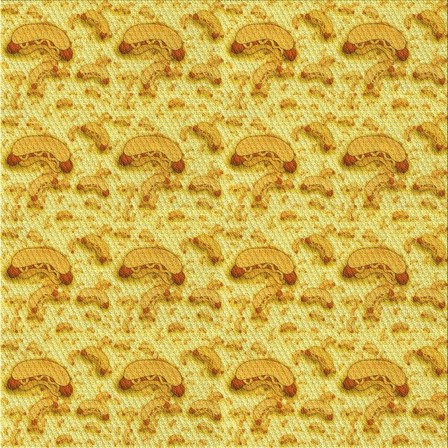 Ahgly Company Machine Washable Indoor Square Transitional Banana Yellow Area Rugs, 4' Square