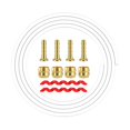 thumbnail image 1 of Almencla Bike Hydraulic Disc Brake Hose Kit Repair Tools Oil Tube Pipe Universal BH59 BH59 White, 1 of 8