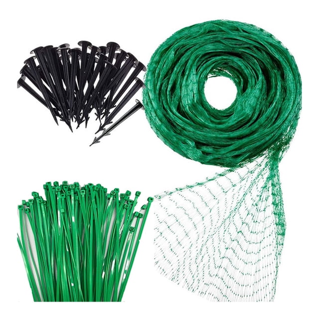 Filet Anti-Oiseaux Jardinage Plantes Maille Filet Cerf Jardinage Plantes Ciel Filets en Nylon Multifonctionnels Protection des Légumes Barrière Résistante à l'Usure Type4