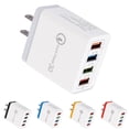 thumbnail image 2 of 4 Multi-Port Fast Quick Charge 3.0 Wall Charger USB Power A Adapter Hub C8A8, 2 of 9