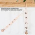 thumbnail image 3 of Pacifiers Holder Strap, Metal Buckle Baby  Clip Easy Wearing Cloth Firm Fixing  For Outdoor Bear, 3 of 8
