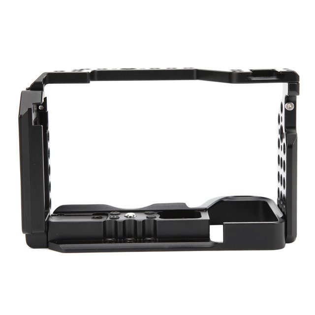 Camera Metal Cage, Aluminum Alloy SLR Camera Cage CNC Processed High Strength Hollow With Hex Wrench For A6600 For Video Lights