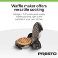 thumbnail image 4 of Presto FlipSide Belgian Waffle Maker, Ceramic Kitchen Appliance, 7 Inch, Black, 4 of 11