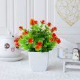 thumbnail image 3 of Realistic Desktop Greenery for Home Decoration with Potted Mimicking Leaves for Indoor Use, 3 of 5