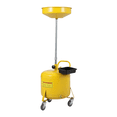 thumbnail image 1 of Réservoir d'Égouttage d'Huile Portable à Air – Capacité de 8 Gallons, Entonnoir Réglable (28-62 Pouces), Roues Pivotantes à 360° et Boîte à Outils Intégrée pour des Changements d'Huile Efficaces au Garage – Orange, 1 of 7