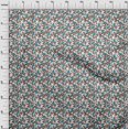 thumbnail image 4 of oneOone Soie Tabby Brun Tissu Floral Robe Tissu Tissu Imprimé par la Cour 42 Pouces de Large, 4 of 4