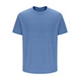 thumbnail image 4 of Besolor Men's Summer T-Shirt Short Sleeve Classic Crew Neck Tee Shirts Casual Solid Color Basic Tops, 4 of 5