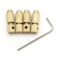 thumbnail image 2 of 2.0mm Shaft Hole Brass Motor Shaft Clamp Small Collet Adapter Fixture DrillChuck, 2 of 5