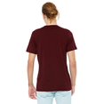 thumbnail image 3 of BELLA+CANVAS T-Shirt Jersey à Col en V pour Homme, P, Heather Cardinal, 3 of 3