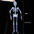 thumbnail image 3 of PVCS Luminous Skull Skeleton Body Scary Halloween Toy Haunted House Tricky Prop Gift for Kids, 3 of 9