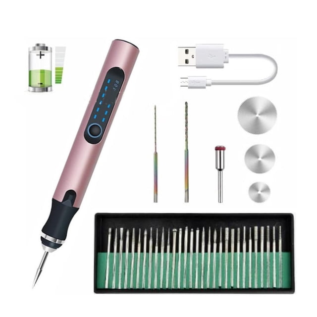 Cordless Electric Mini Drill Grinder Engraving Pen Variable Speed Rotary Tool