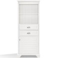 thumbnail image 3 of Crosley Lydia Contemporary Linen Cabinet in White, 3 of 9