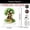 #0198-A, variant on Cheapark St Patricks Day Green Four Leaf Shamrock Acrylic Flatware Piece Utensil Set for Irish Party