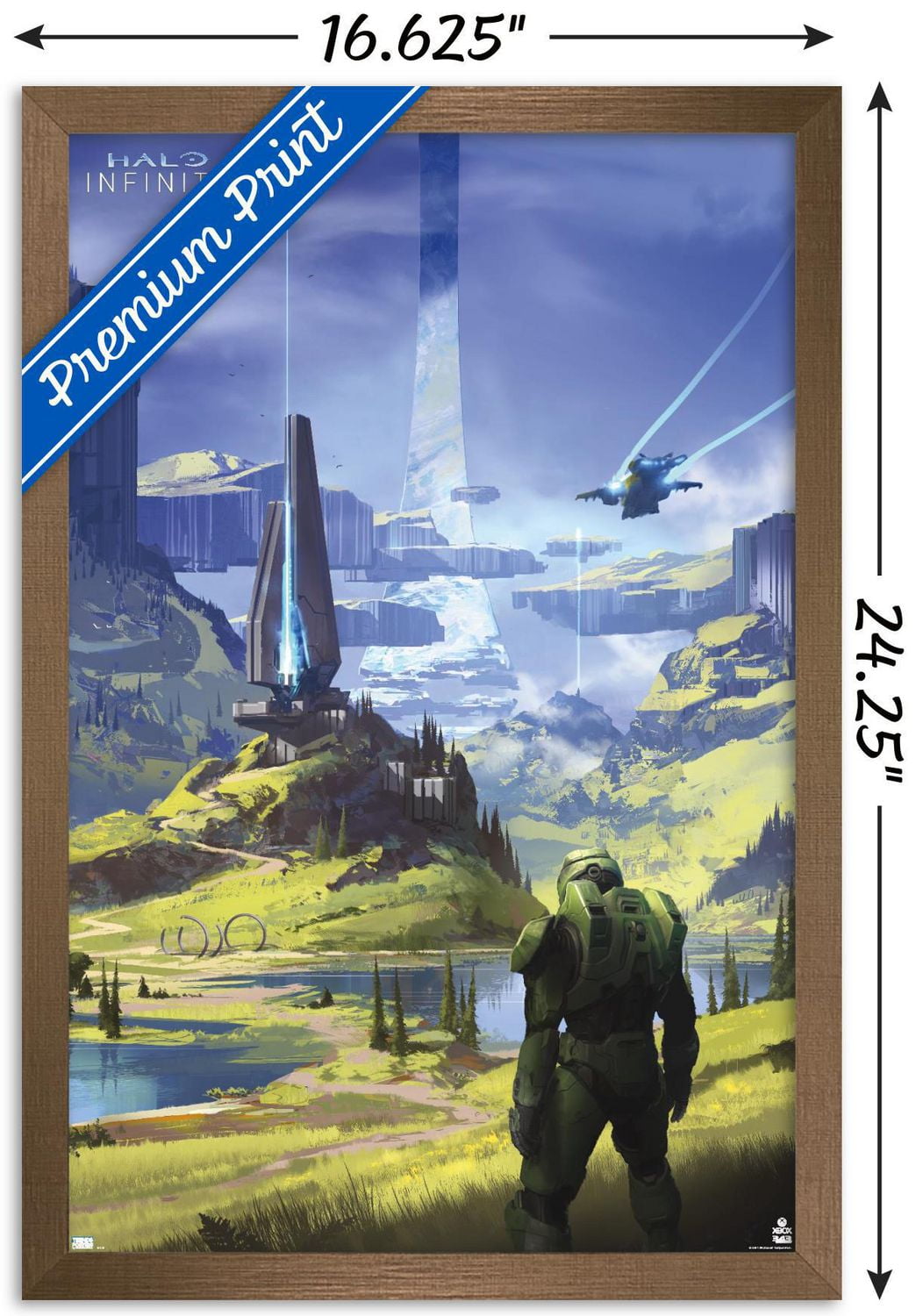 Halo Infinite - Master Chief Valley Wall Poster