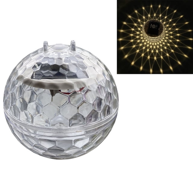 Yhmxh Solar Yard Lights Solar Lights Outdoor Waterproof Water Floating Lights Pond Floating Ball Patio Decoration Pool LED Colorful Grass Hanging Tree Lights solar light