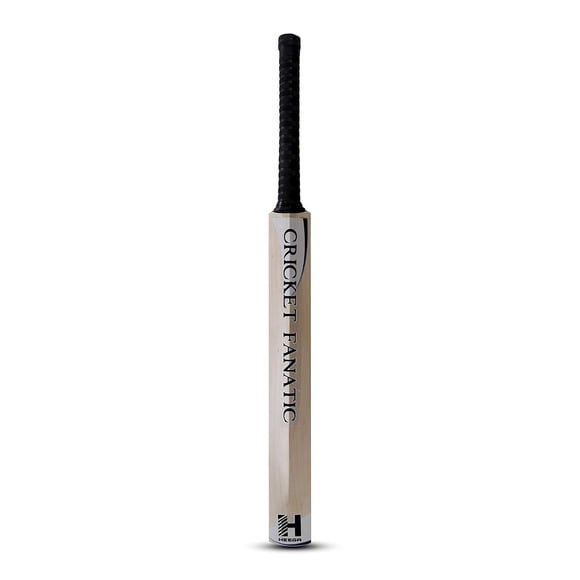 Heega Choice of Champion Cricket Fanatic Half Width Middler Kashmir Willow Bat For Training Purpose - Size 6