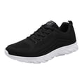 thumbnail image 1 of Kcodviy Men Mesh Mountaineering Casual Sneaker Rack for Men Sport Shoes Lace Up Club C Vintage Sneaker Men Solid Color Running Breathable Sneaker Boxes for Men Size 12 Soft Bottom, 1 of 9