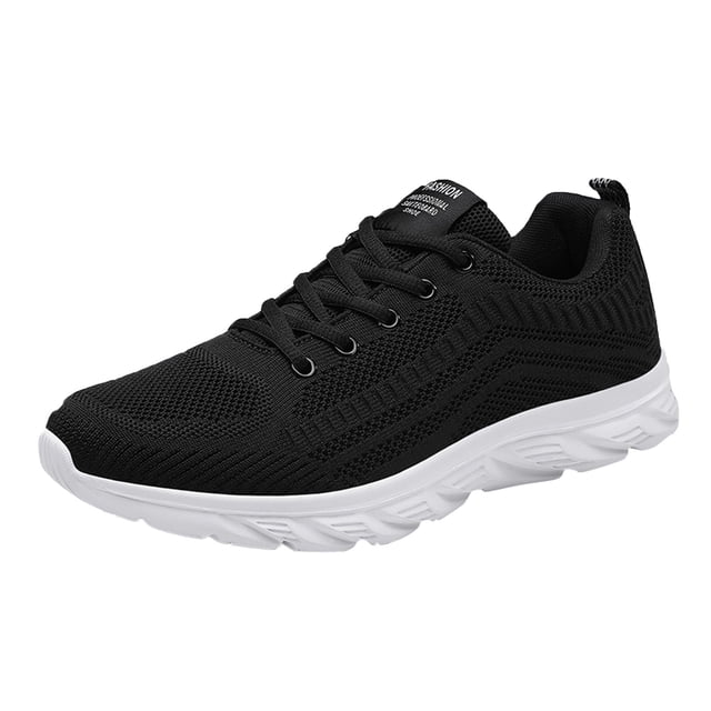 Kcodviy Men Mesh Mountaineering Casual Sneaker Rack for Men Sport Shoes Lace Up Club C Vintage Sneaker Men Solid Color Running Breathable Sneaker Boxes for Men Size 12 Soft Bottom