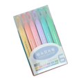 thumbnail image 2 of My Past Orders Six Pack Soft Headed Fluorescent Pen Label Pen, Colored Small Fresh Candy Color Marker Pen, Student Office Use 10Ml, 2 of 9