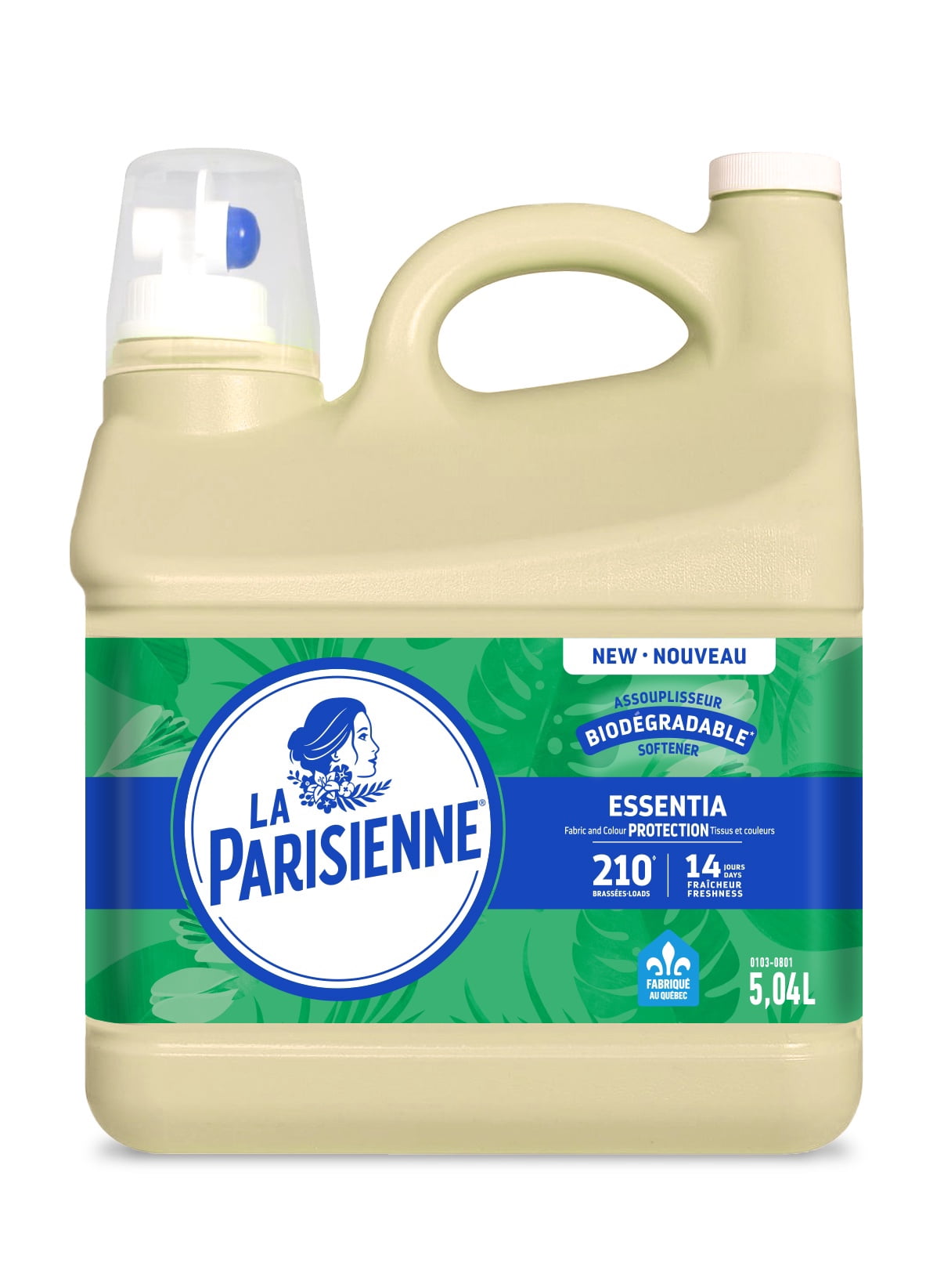 La Parisienne Fabric Softener, Essentia, 5,04L, 210 Wash Loads