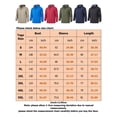 thumbnail image 2 of Fashnice Coupe-Vent pour Homme à Fermeture Éclair Complète Manteau Uni à Capuche Veste Légère de Sport Imperméable Rouge 2TG, 2 of 2