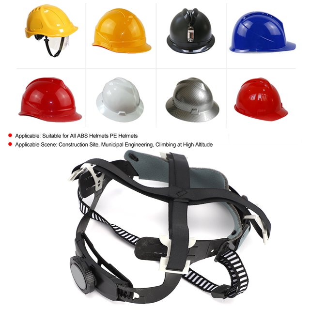 Ccdes Safety Hat Ratchet Suspension Protection Adjustable Inset Fits For All ABS And PE Helmets,Helmet Liner,Safety Hat Accessories